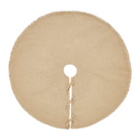 Yuletide Burlap Tan Tree Skirt 36 - The Fox Decor