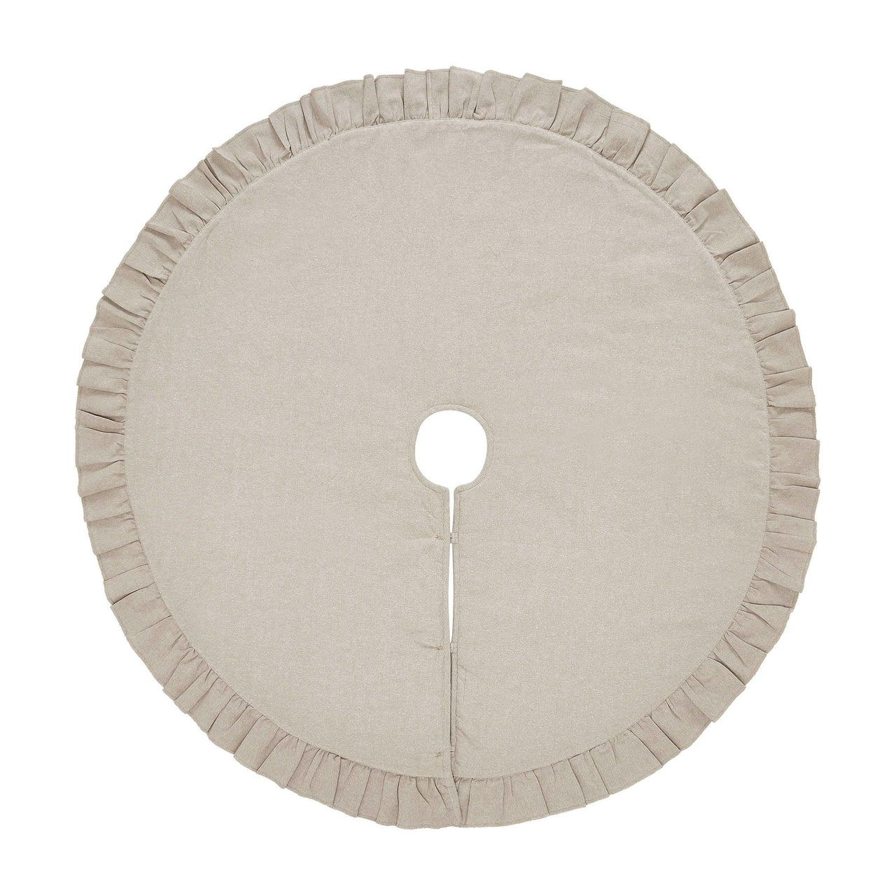 Sawyer Mill Charcoal Ticking Stripe Tree Skirt 36 - The Fox Decor