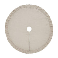 Sawyer Mill Charcoal Ticking Stripe Tree Skirt 36 - The Fox Decor