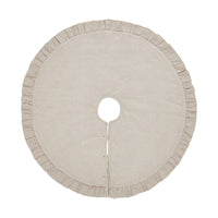 Sawyer Mill Red Ticking Stripe Tree Skirt 36 - The Fox Decor