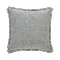 Yuletide Burlap Dove Grey Snowflake Let It Snow Pillow 12x12 - The Fox Decor