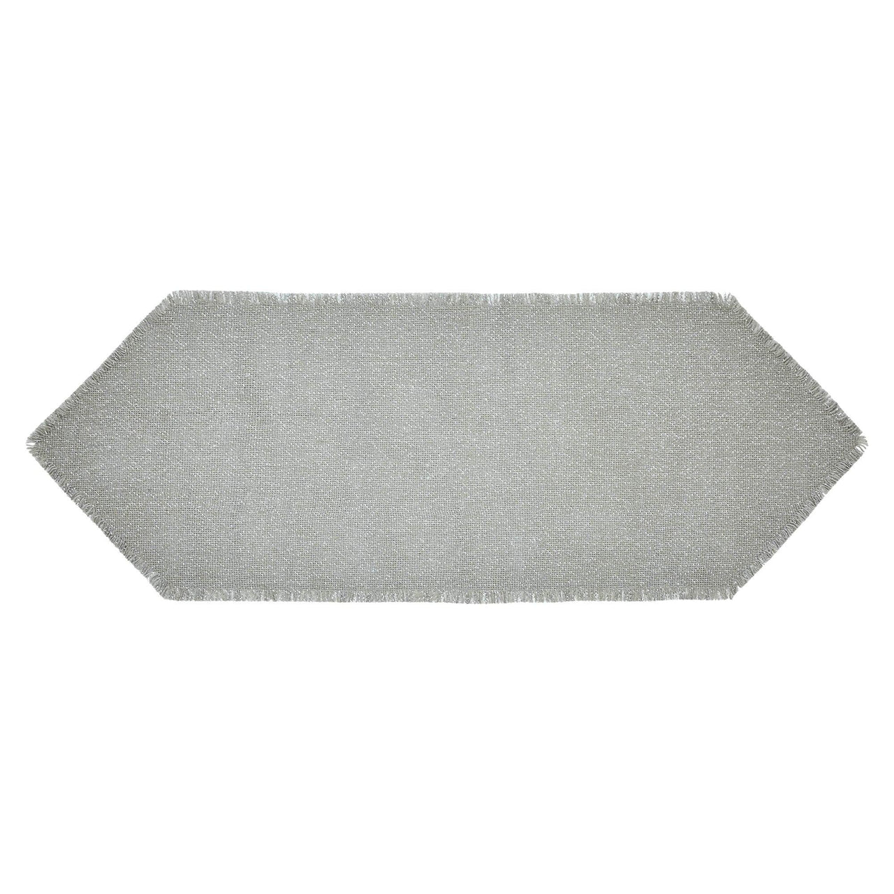 Yuletide Burlap Dove Grey Snowflake Runner 12x36 - The Fox Decor