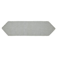 Yuletide Burlap Dove Grey Snowflake Runner 12x48 - The Fox Decor