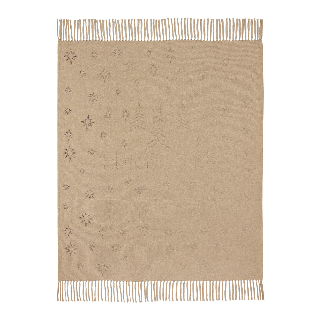 Star of Wonder Woven Throw 50"x60" VHC Brands