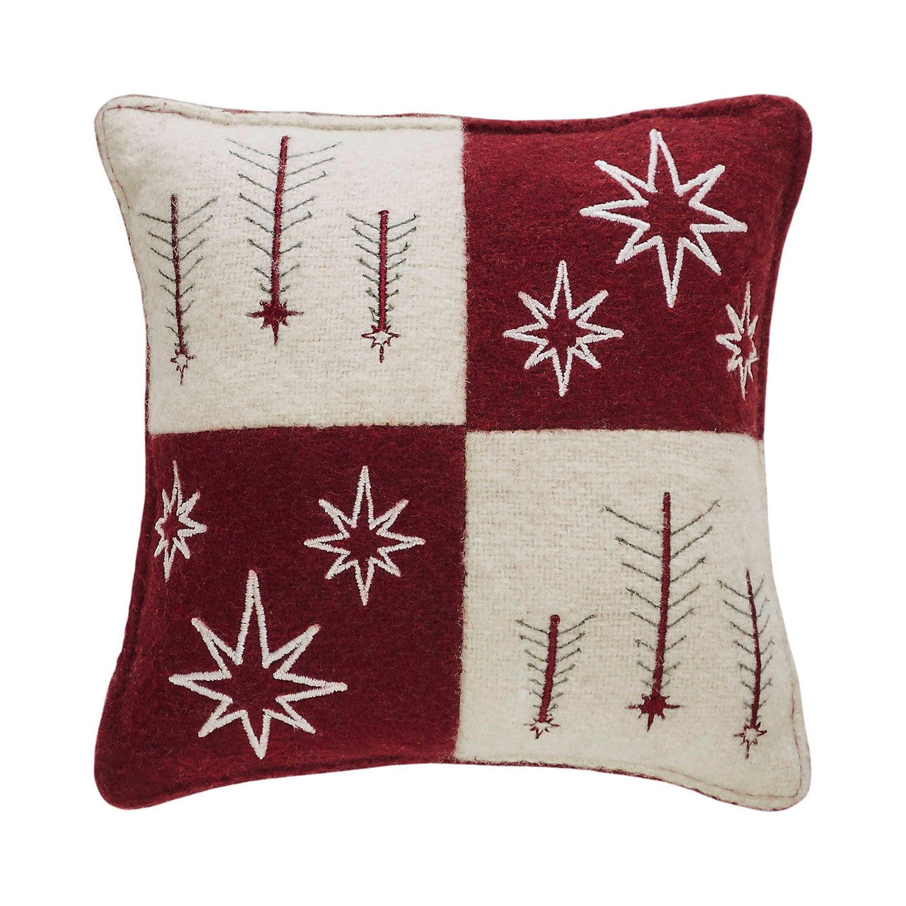 Star of Wonder Patch Pillow 6x6 - The Fox Decor