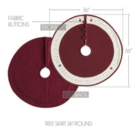 Thumbnail for Star of Wonder Tree Skirt 36 - The Fox Decor