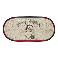 Thumbnail for Jolly Ole Santa Jute Braided Rug Oval 17