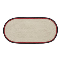 Jolly Ole Santa Jute Braided Rug Oval 17