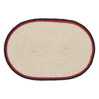 Jolly Ole Santa Jute Braided Rug Oval 20