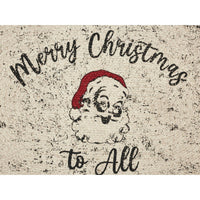 Jolly Ole Santa Jute Braided Rug Oval 20