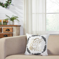 Wintergleam Deck the Halls Pillow 14x14 - The Fox Decor