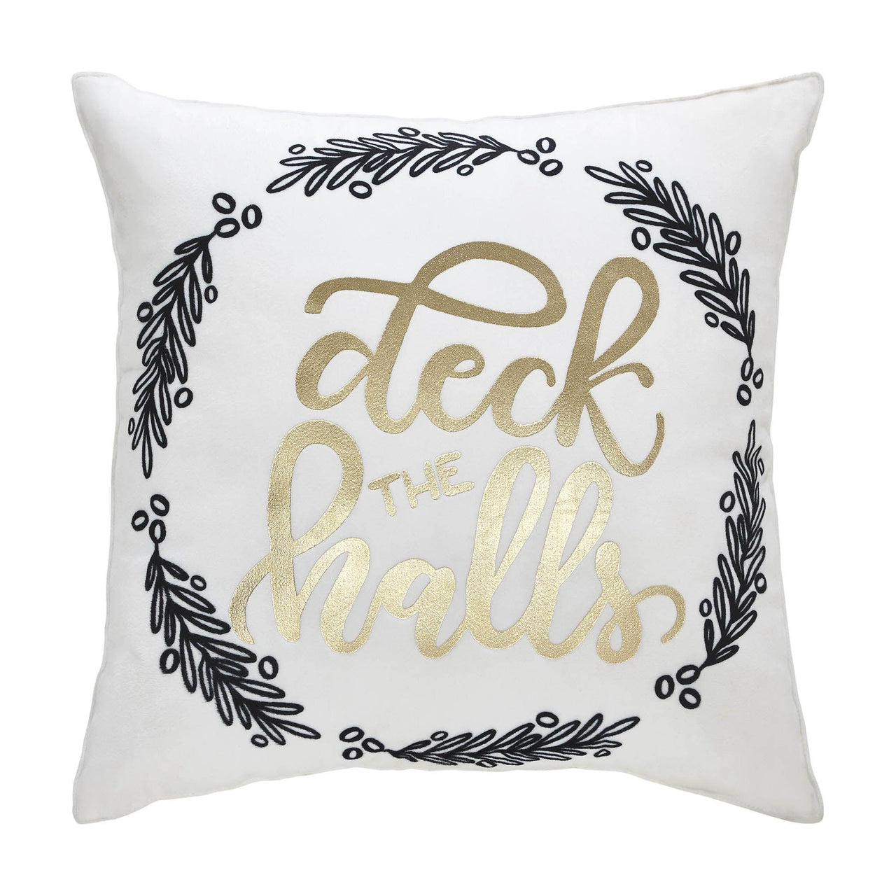 Wintergleam Deck the Halls Pillow 14x14 - The Fox Decor