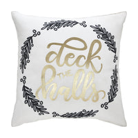 Wintergleam Deck the Halls Pillow 14x14 - The Fox Decor