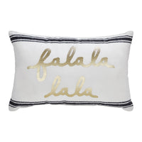 Wintergleam Fa La La Pillow 10x15 - The Fox Decor