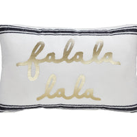 Wintergleam Fa La La Pillow 10x15 - The Fox Decor