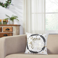 Wintergleam Merry and Bright Pillow 14x14 - The Fox Decor