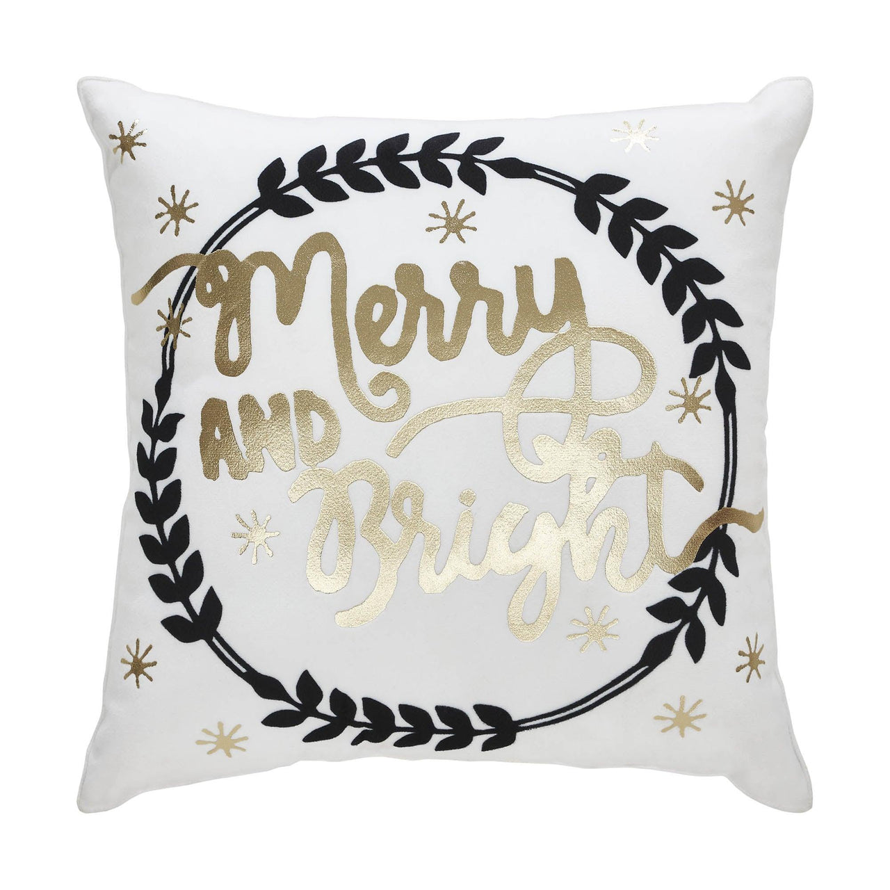 Wintergleam Merry and Bright Pillow 14x14 - The Fox Decor