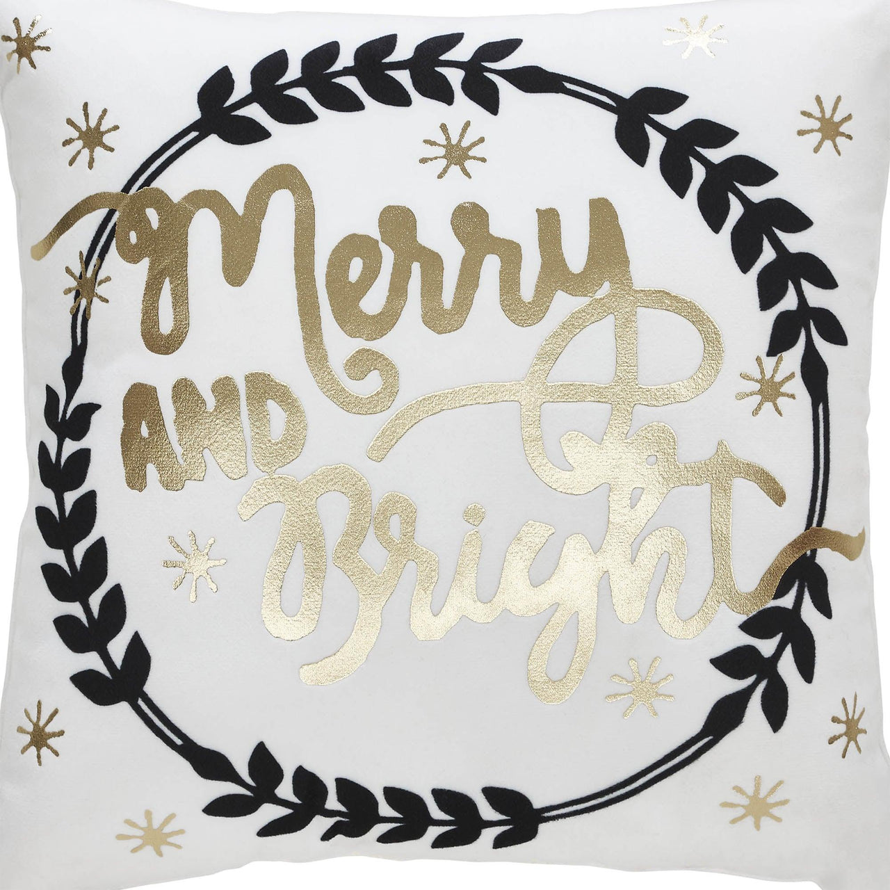 Wintergleam Merry and Bright Pillow 14x14 - The Fox Decor