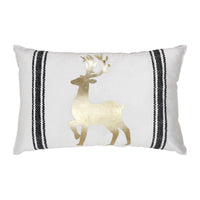 Wintergleam Reindeer Pillow 14x22 - The Fox Decor