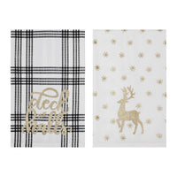 Wintergleam Tea Towel Set of 2 19x28 - The Fox Decor