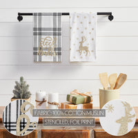 Wintergleam Tea Towel Set of 2 19x28 - The Fox Decor