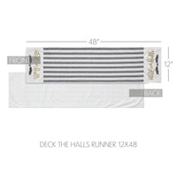 Wintergleam Deck the Halls Runner 12x48 - The Fox Decor