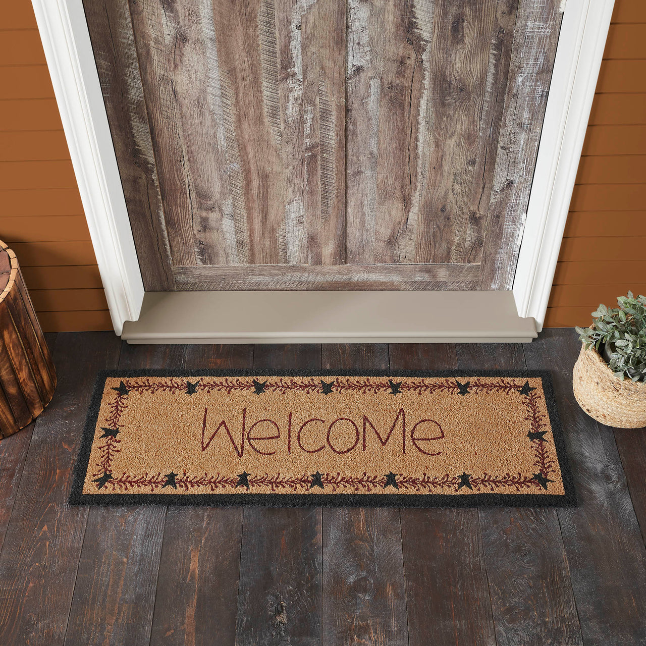 Pip Vinestar Coir Welcome Rug Rect 17x48" VHC Brands - The Fox Decor
