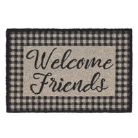 Thumbnail for Finders Keepers Welcome Friends Coir Rug Rect 20x30 - The Fox Decor