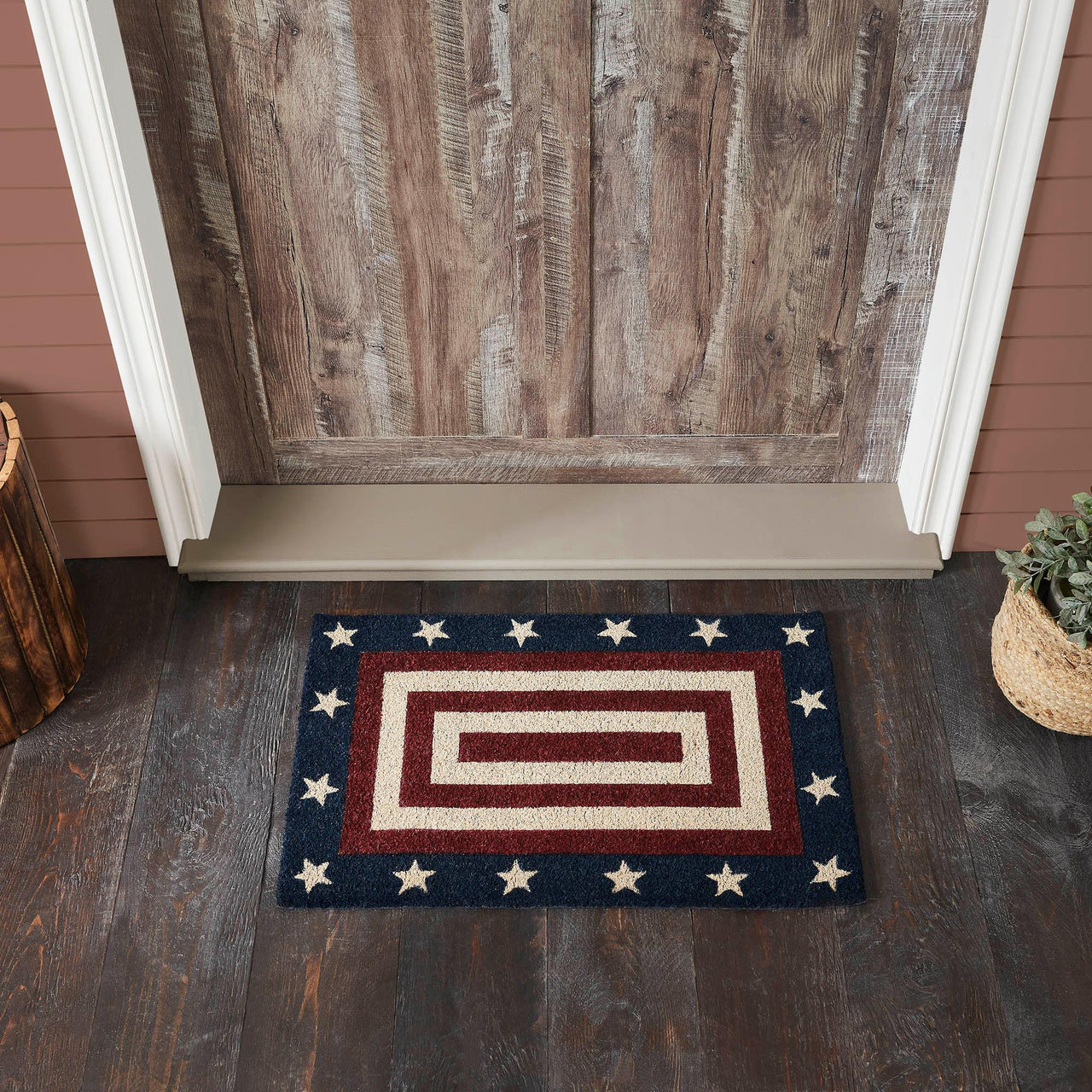 My Country Coir Rug Rect 20x30 - The Fox Decor