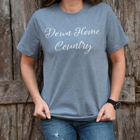 Thumbnail for Down Home Country T-Shirt, Light Blue Melange, 2XL - The Fox Decor