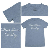 Thumbnail for Down Home Country T-Shirt, Light Blue Melange, 2XL - The Fox Decor