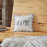 Finders Keepers U & Me Pillow 9x9 - The Fox Decor