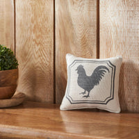 Thumbnail for Finders Keepers Rooster Silhouette Pillow 6x6 - The Fox Decor