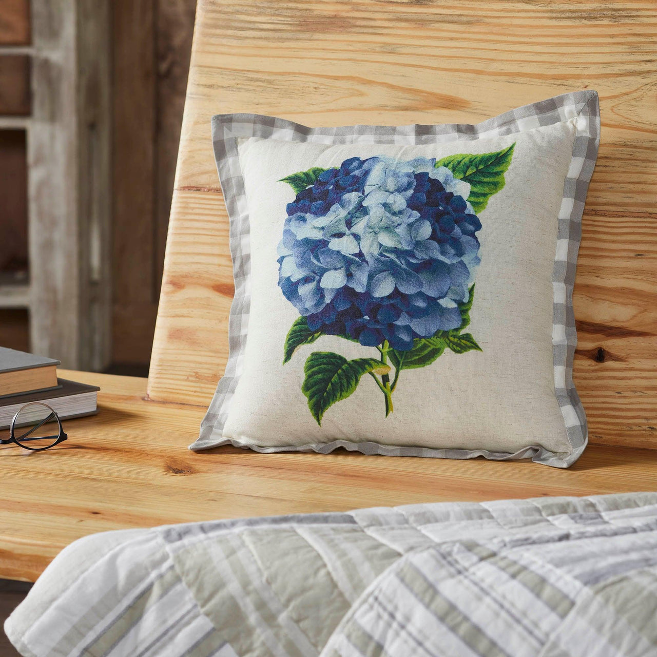 Finders Keepers Hydrangea Pillow 14x14 - The Fox Decor