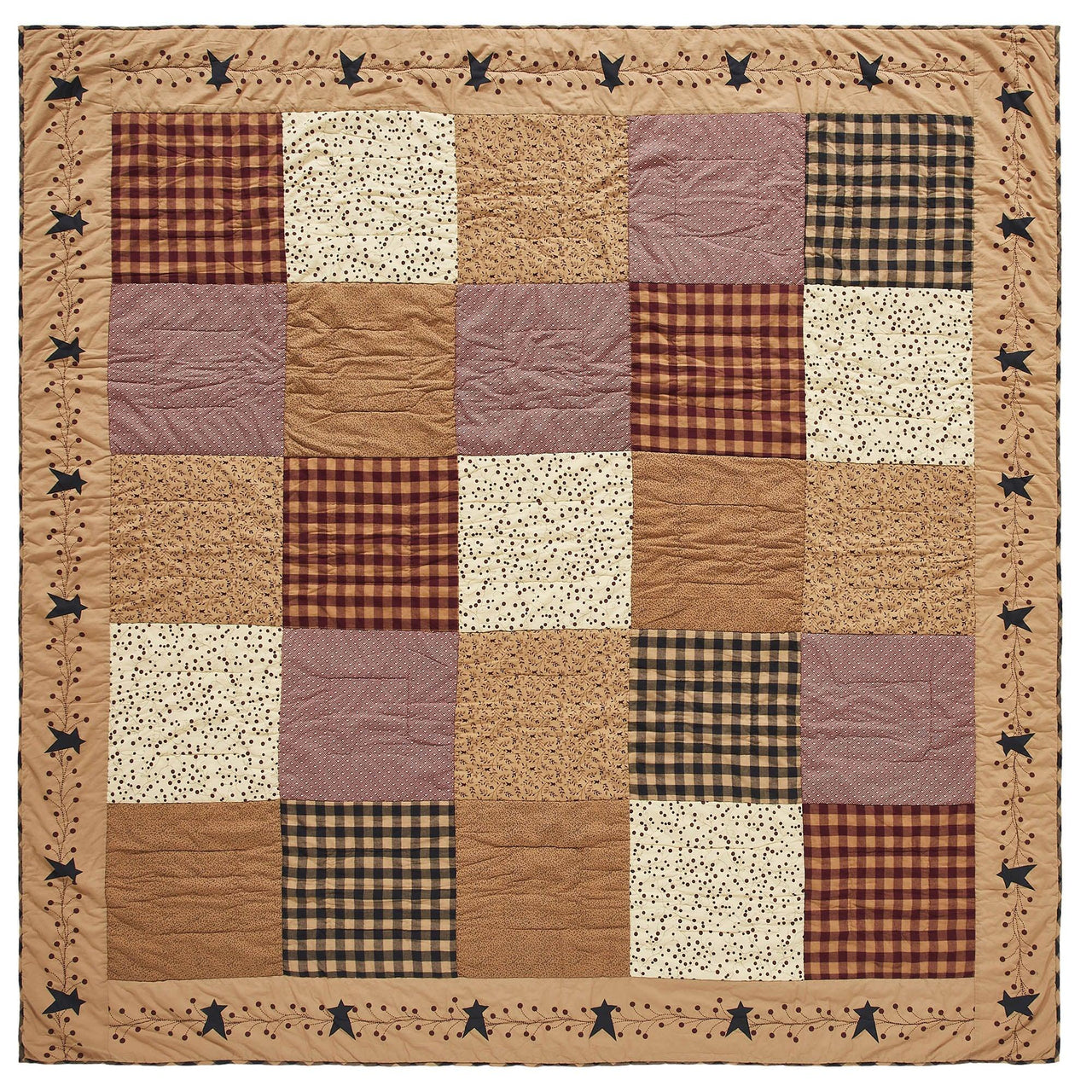 Pip Vinestar Queen Quilt 94Wx94L - The Fox Decor