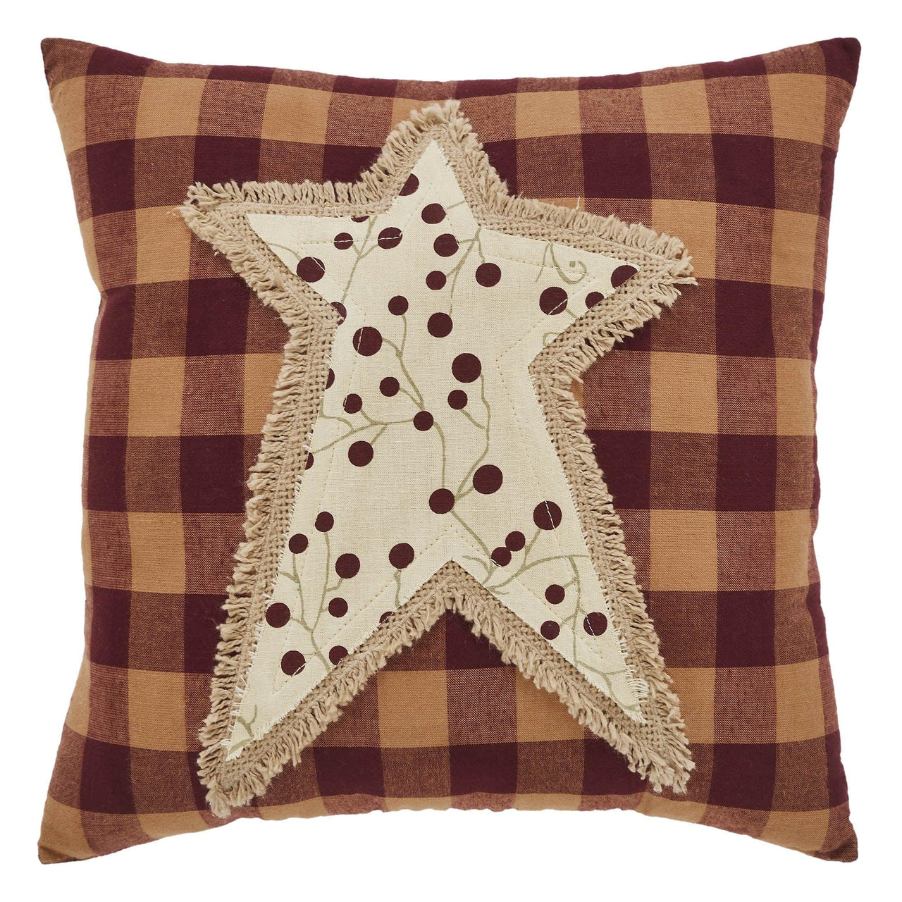 Pip Vinestar Primitive Star Pillow 12x12 - The Fox Decor