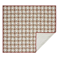 Custom House Wedding Rings King Quilt Set; 1-Quilt 110Wx97L w/2 Shams 21x37 - The Fox Decor
