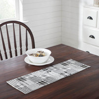 Sawyer Mill Black Runner Quilted 8x24 - The Fox Decor