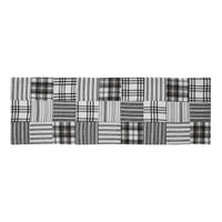 Sawyer Mill Black Runner Quilted 8x24 - The Fox Decor