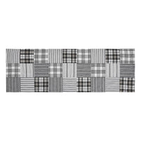 Sawyer Mill Black Runner Quilted 12x36 - The Fox Decor