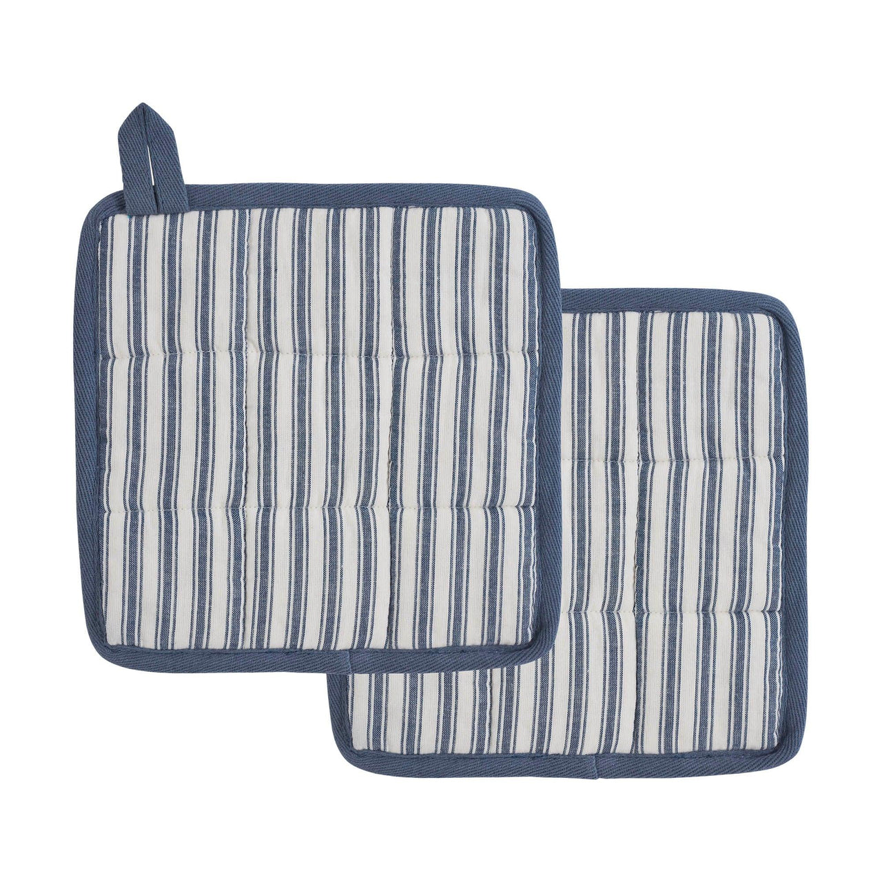 Sawyer Mill Blue Pot Holder Set of 2 8x8 - The Fox Decor