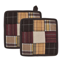 Wyatt Pot Holder Set of 2 8x8 - The Fox Decor