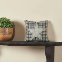 My Country Applique Star Pillow 6x6 - The Fox Decor