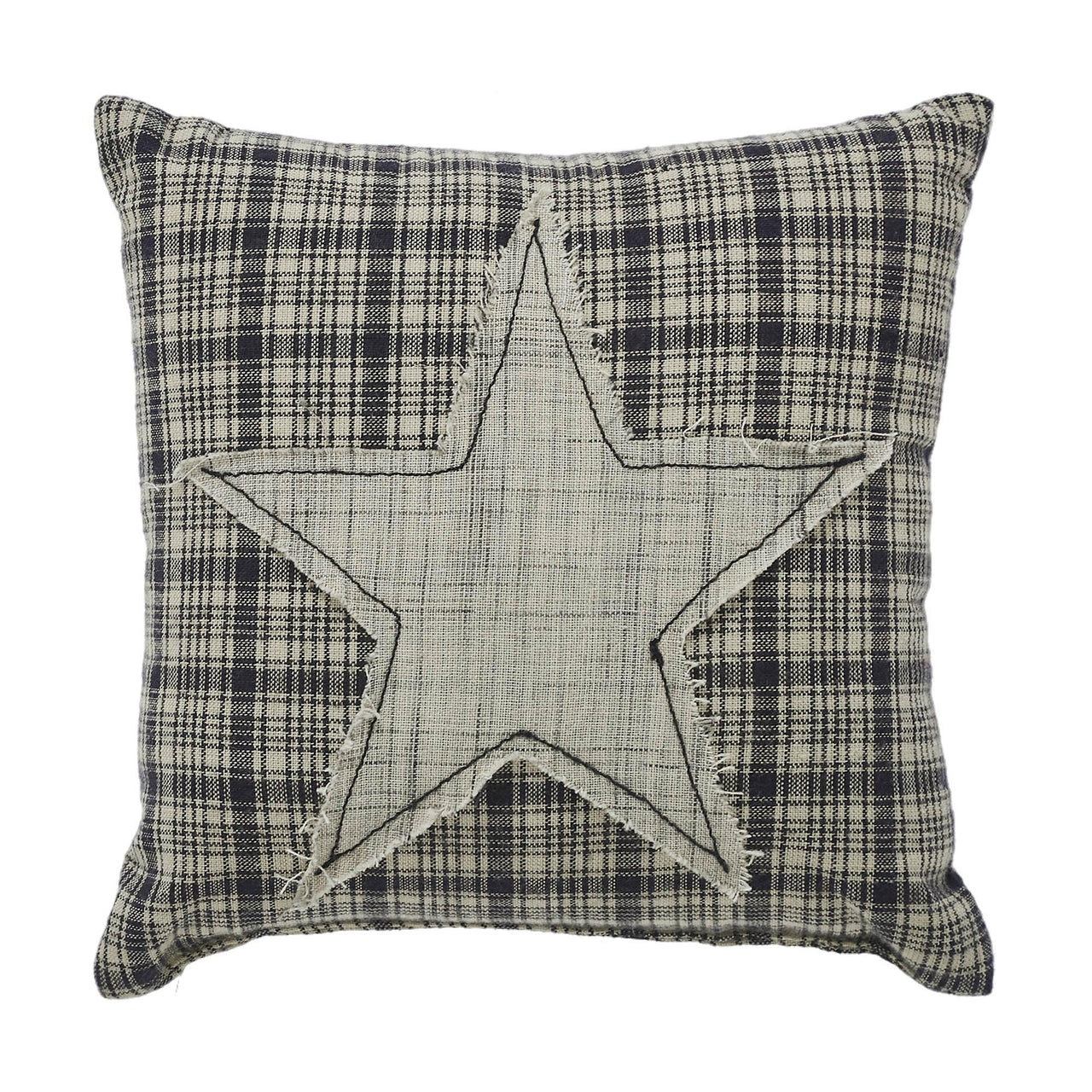 My Country Applique Star Pillow 6x6 - The Fox Decor
