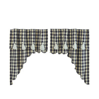 Thumbnail for My Country Scalloped Layered Swag Set of 2 36x36x16 - The Fox Decor