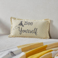 Thumbnail for Buzzy Bees Bee Yourself Pillow 7x13 - The Fox Decor