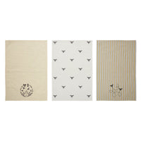 Thumbnail for Buzzy Bees Tea Towel Set of 3 19x28 VHC Brands