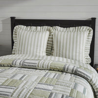 Finders Keepers Ruffled Fabric Euro Sham Set of 2 26x26 - The Fox Decor