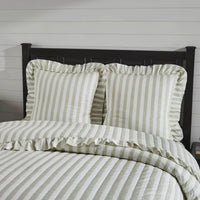 Finders Keepers Ruffled Fabric Euro Sham Set of 2 26x26 - The Fox Decor