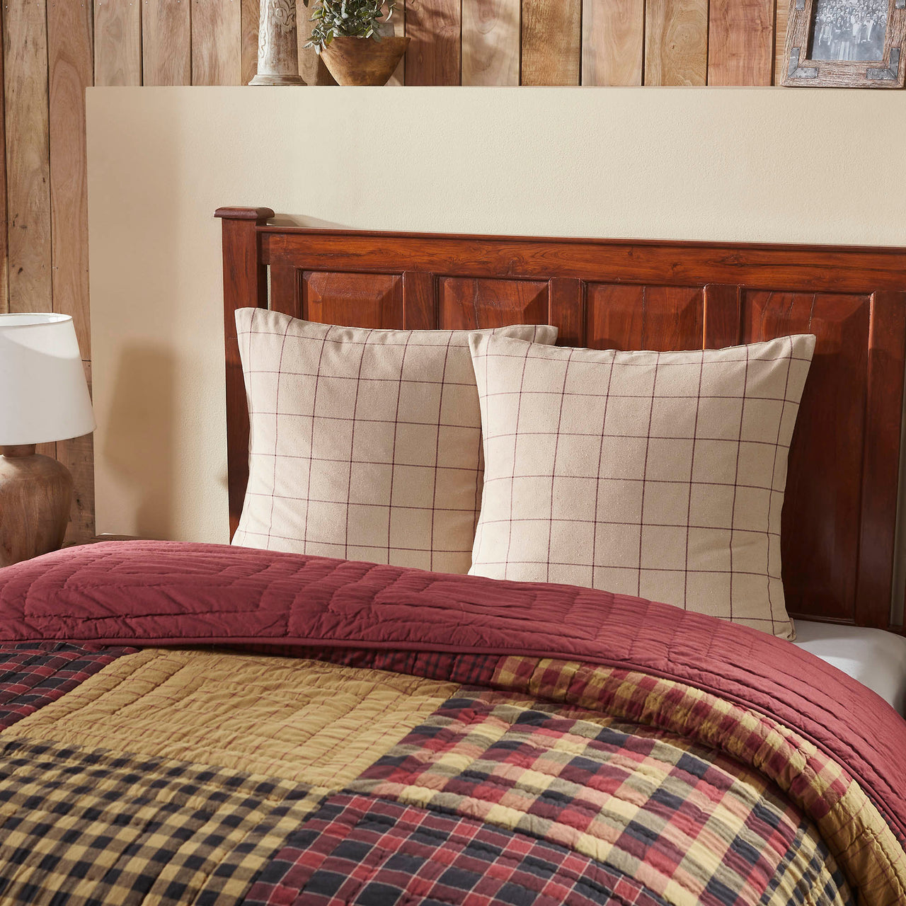 Connell Fabric Euro Sham 26"x26" VHC Brands - The Fox Decor